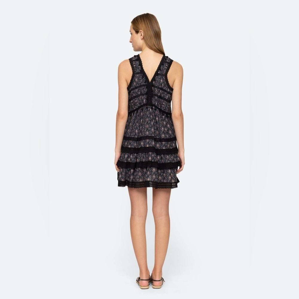 NWT Sea New York Yvonne Tiered Lace Mini Dress - Picture 7 of 15